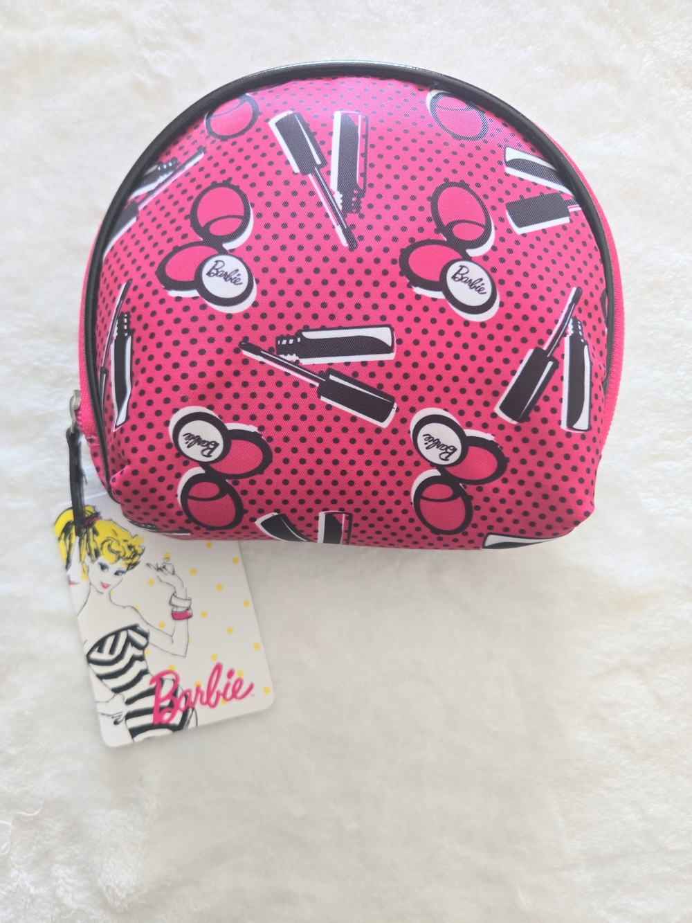 Soho Beauty Limited BARBIE Pink Makeup Cosmetic Zippered Bag
